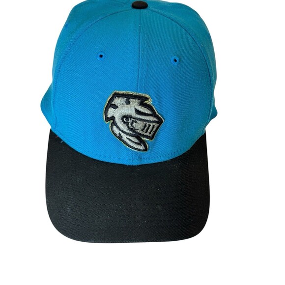 Charlotte Knights New Era 39Thirty Fitted Hat Teal Black Minor League Baseball - Picture 12 of 13